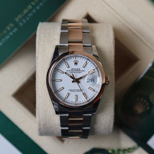 Rolex Datejust White Dial Oyster 126201