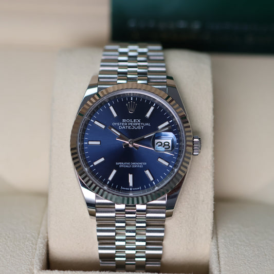 Rolex Datejust Blue Dial Jubilée 126234