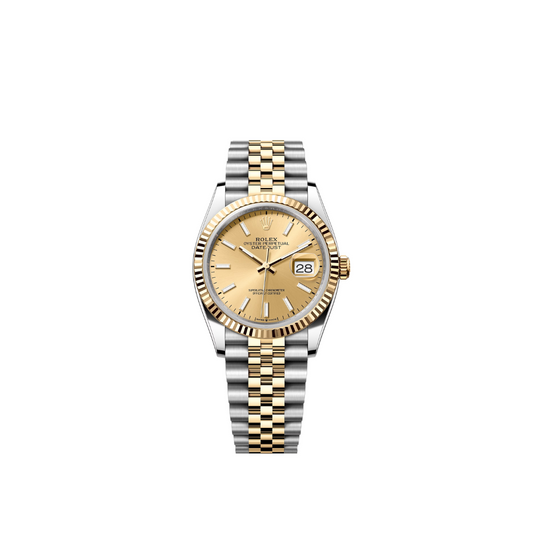 Rolex Datejust Gold Dial Jubilée 126233