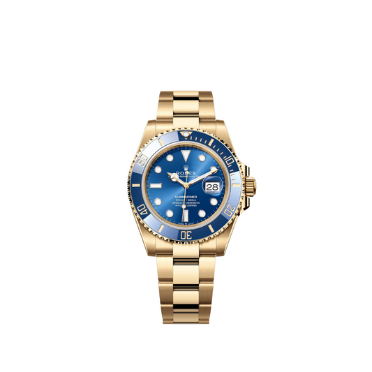 Rolex Submariner Date Blue Dial Yellow Gold 126618LB