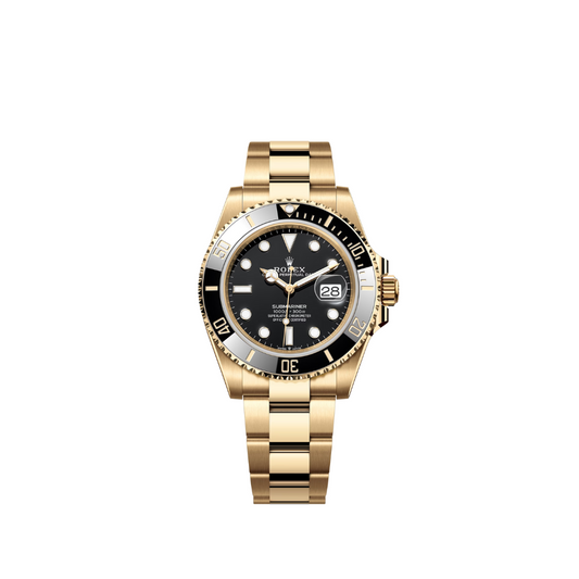 Rolex Submariner Date Black Dial Yellow Gold 126618LN