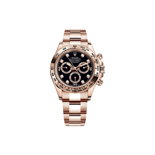 Rolex Daytona Black Diamond Dial Rose Gold 116505