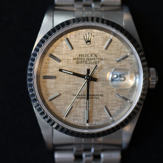 Rolex Datejust Tropical Linen Dial 16234