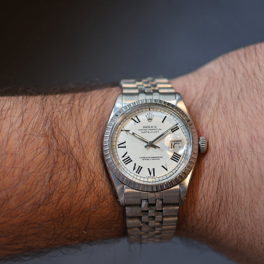 Rolex Datejust Buckley Cream Dial 1603