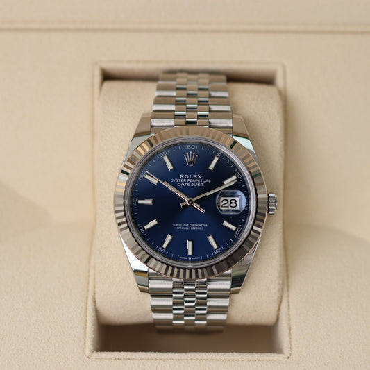 Rolex Datejust Blue Dial Jubilée 126334