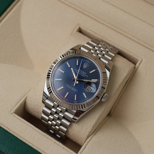 Rolex Datejust Blue Dial Jubilée 126334