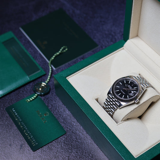 Rolex Datejust Black Dial Jubilée 126334