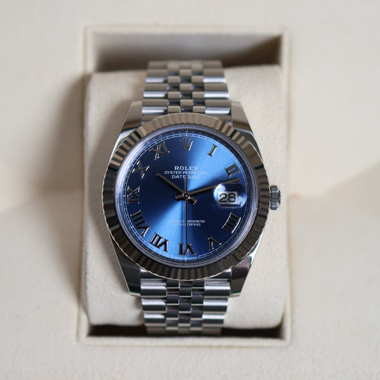 Rolex Datejust Azzuro Dial Jubilée 126334