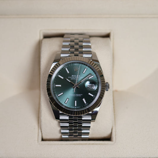 Rolex Datejust Green Dial Jubilée 126334