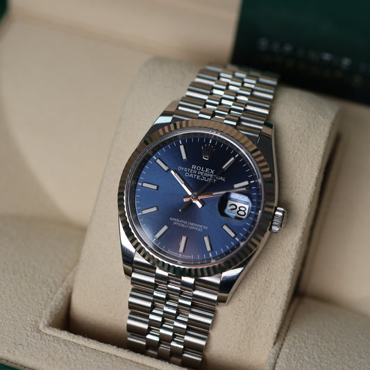 Rolex Datejust Blue Dial Jubilée 126234